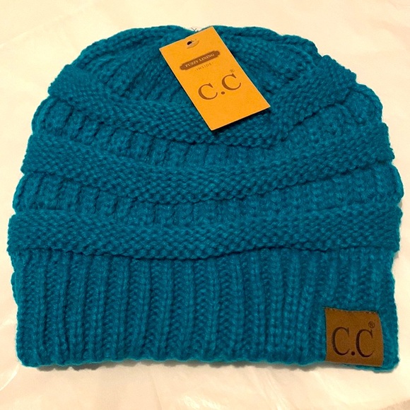C.C Accessories - ‼️LAST CALL SALE‼️ C.C Teal Knit Beanie